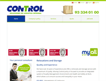 Tablet Screenshot of mudanzascontrol.com